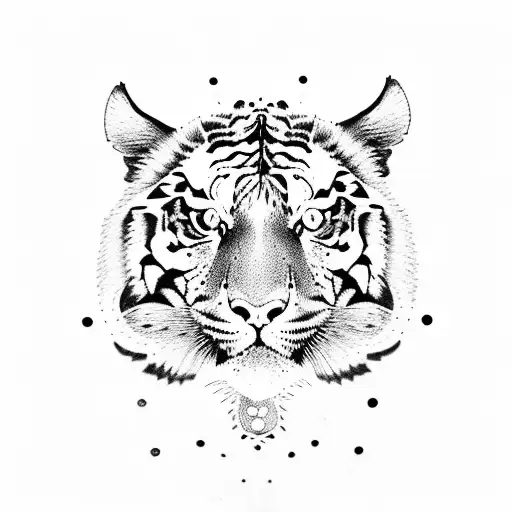 Tiger And Cheetah Ying Yang