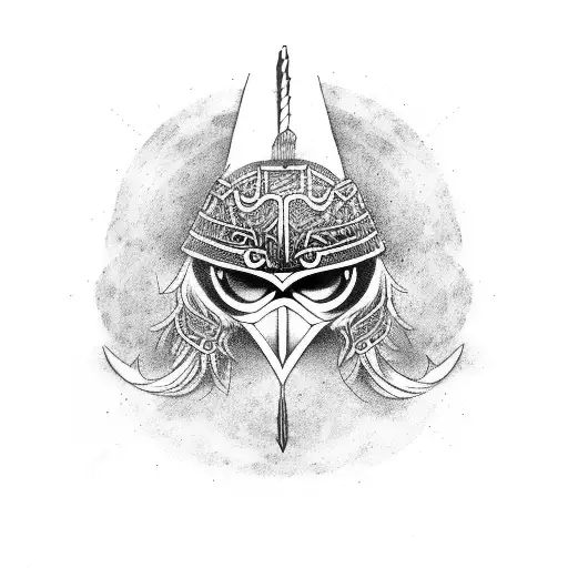 Crow Viking Tribal