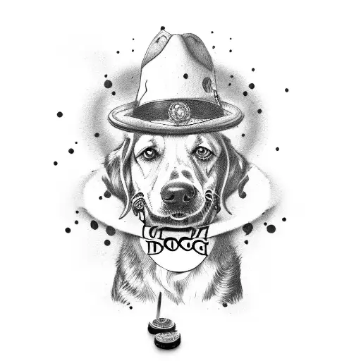 Two Dog With Cigar Withpoker