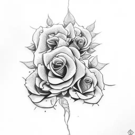 New York City With Roses And Family