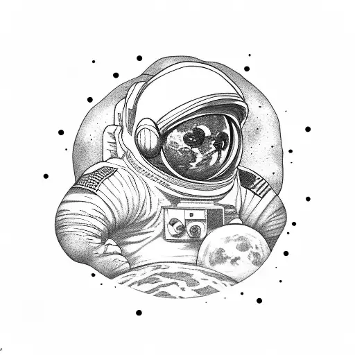Spaceman On Moon
