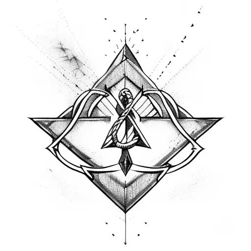 Arrow Triangle Anchor