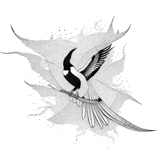 Magpie Minimalist Fine Line
