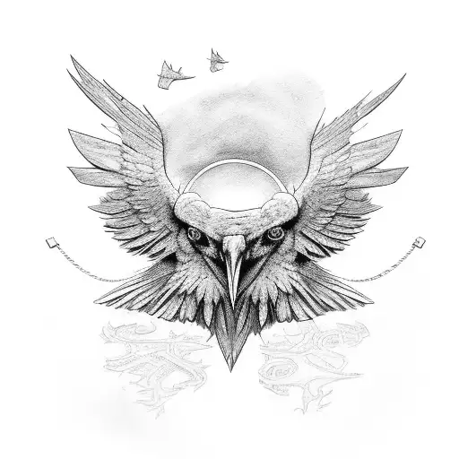 Kotich Strong With Raven And Ribbon