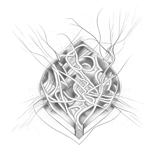 Mountain Biker Riding Squiggly Line That Looks Like Brachial Plexus Tattooed On Left Arm