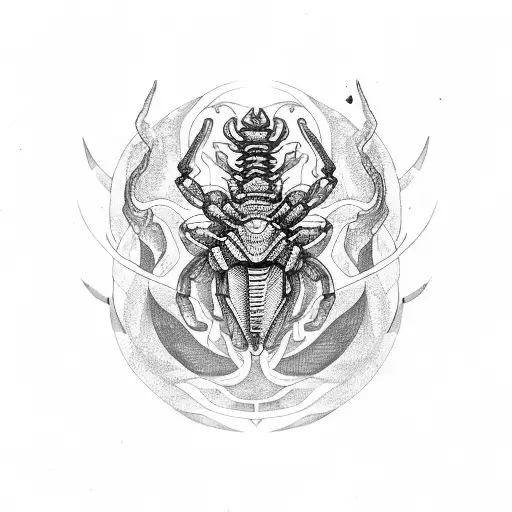 Girl With Scorpio Sign