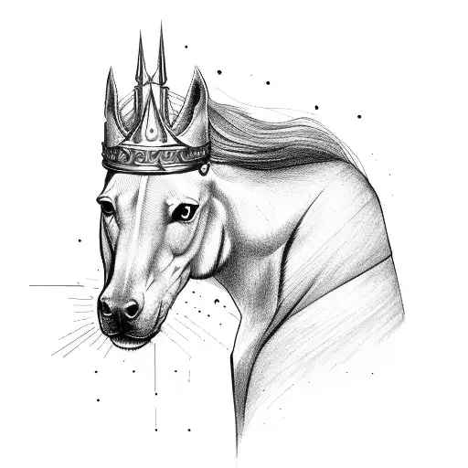 Horse Dog Crown