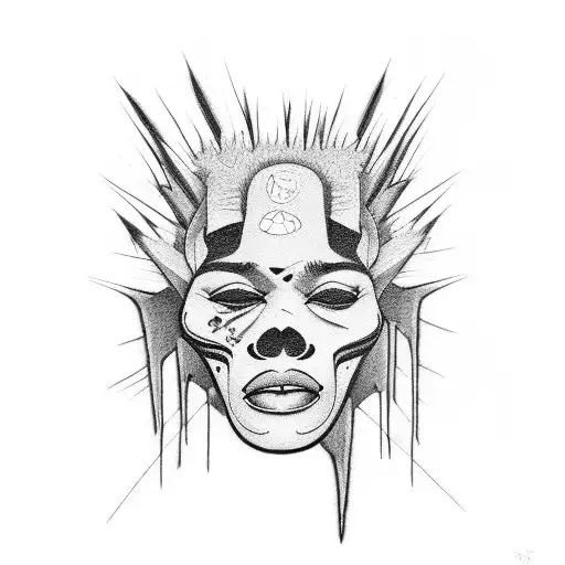 Basquiat Evil Thoughts