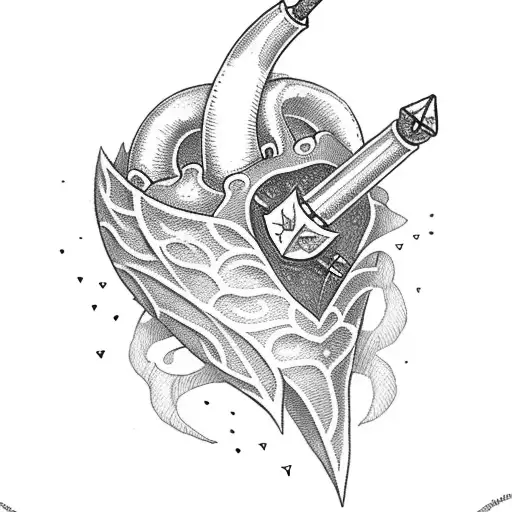 Dagger Impaling Heart