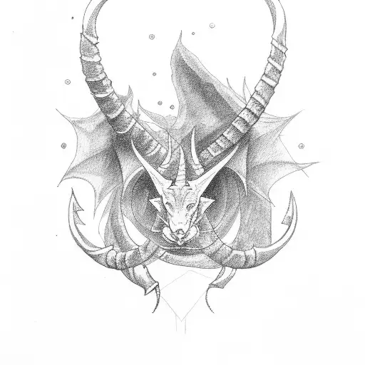 Gothic Dark Capricorn