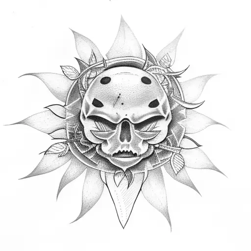 Half Sun Half Flower