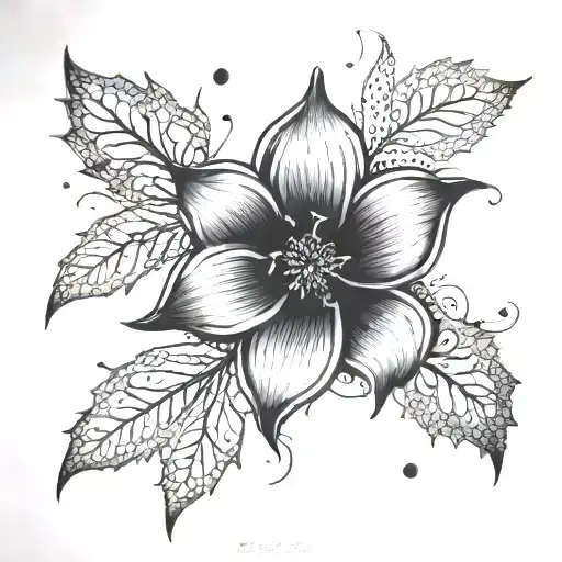 Dark Flowy Flower