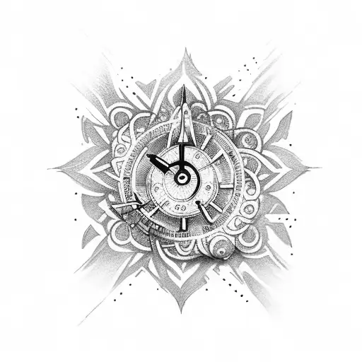 Time Clock With Hindu Religon