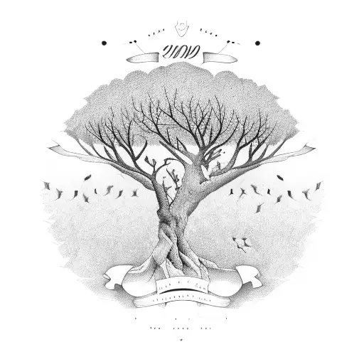 Old Looking Family Tree With Laurel Dani Hayden On It