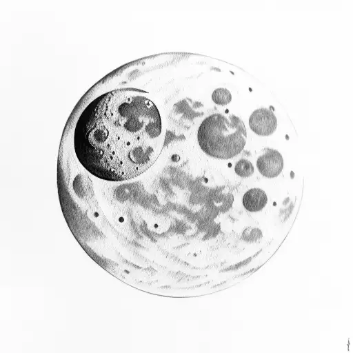 Inverted Moon With Waxing Crescent Phase And Clouds On Both Sides