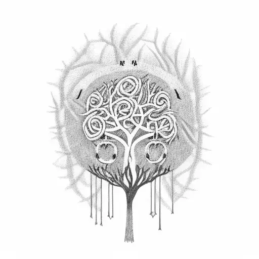 Knotty Family Tree With Laurel Dani Hayden On It