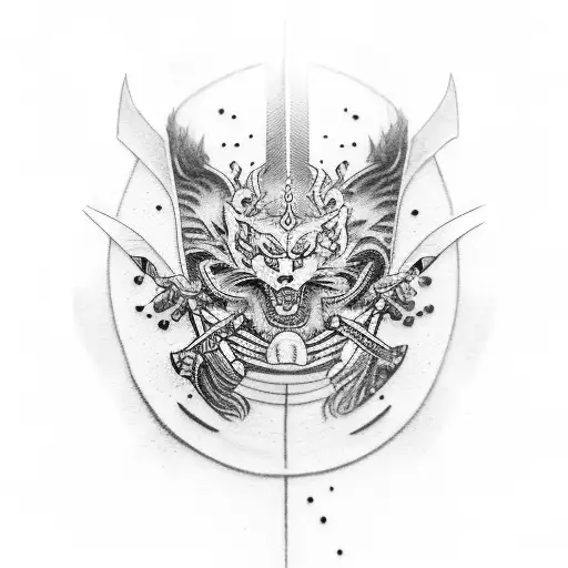 Katana With The Word Kaizen On The Blade