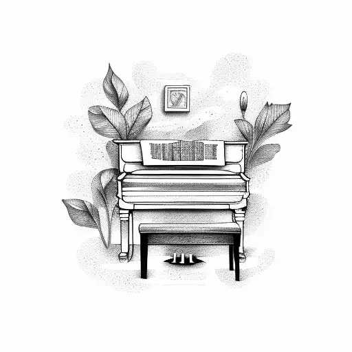 Piano And Note With Date