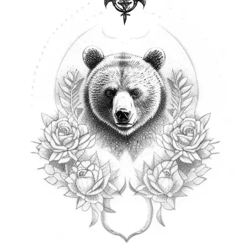 Bear Cub With Fleur De Lis