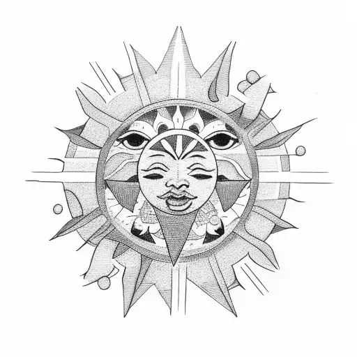 Matching Minimalist Filipino Sun