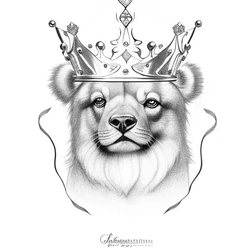 Teddy Holding Crown And An Olive