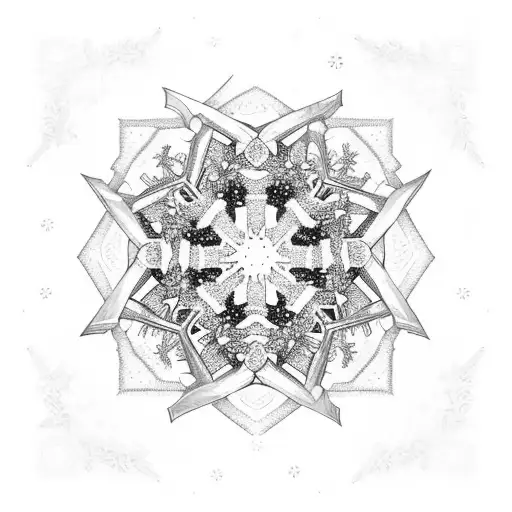 Incorporate The Olympic Rings Into A Snowflake Design With Damavand Iran In The Background