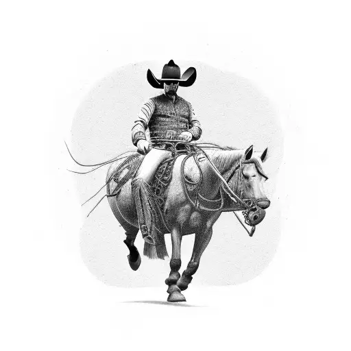 A Tomato As A Huminoid Cowboy Riding A Horse