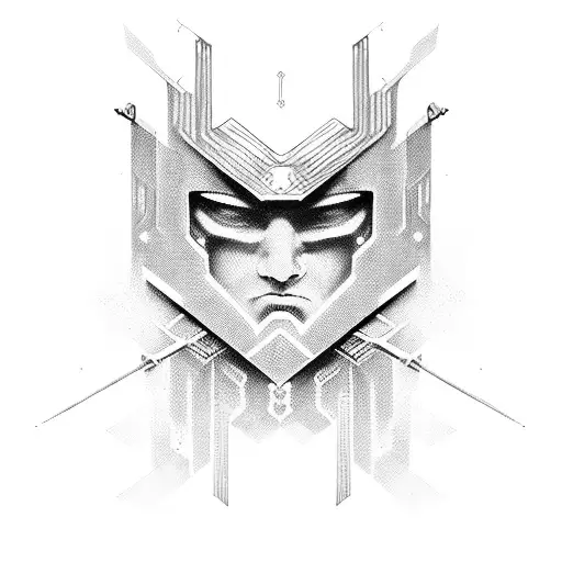 Thin Sword Cyberpunk Unsymetric