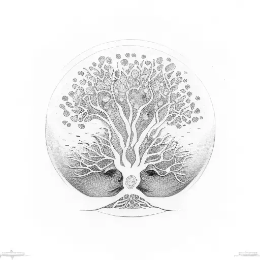 Tree Of Life With Eyes All Over