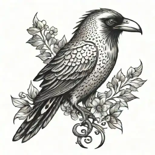 Crani With Crow On Top