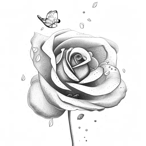 Butterfly Poppy Flower Rose