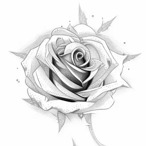 Gothic Rose With