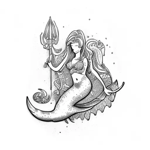 Mermaid & Poseidon