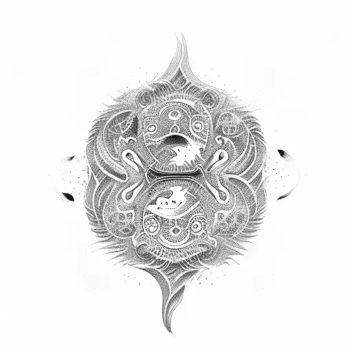 Black Cat White Fish Yin Yang