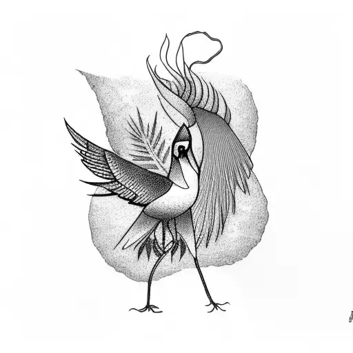 Thomas With Birds Of Paradise And Sunset