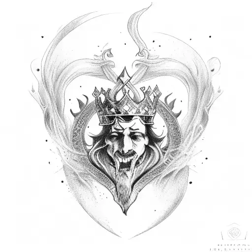 King Of Hearts On Fire