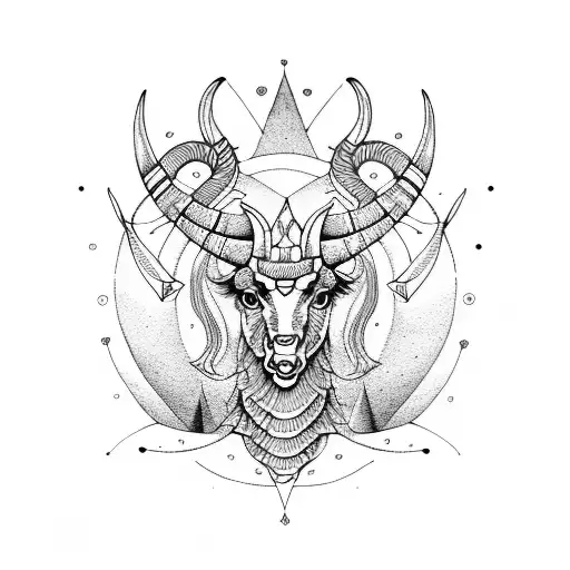 Capricorn In Mandala