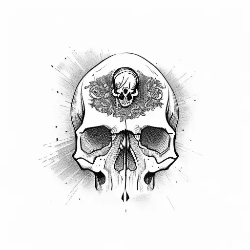 Skull With Brother On It