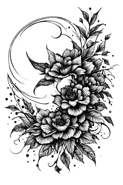 Black With Fantasy Background