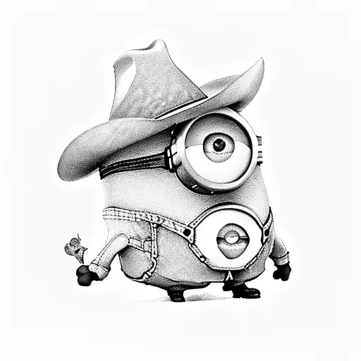 Minion With Cowboy Hat