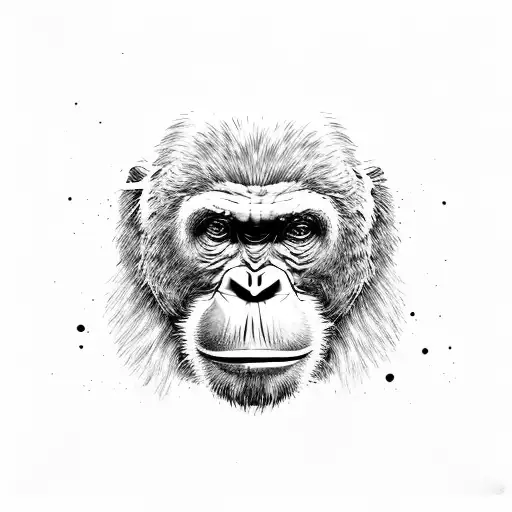 A Gangster Silverback Orangutan