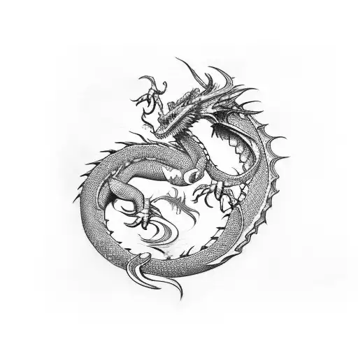 Dragon With Write