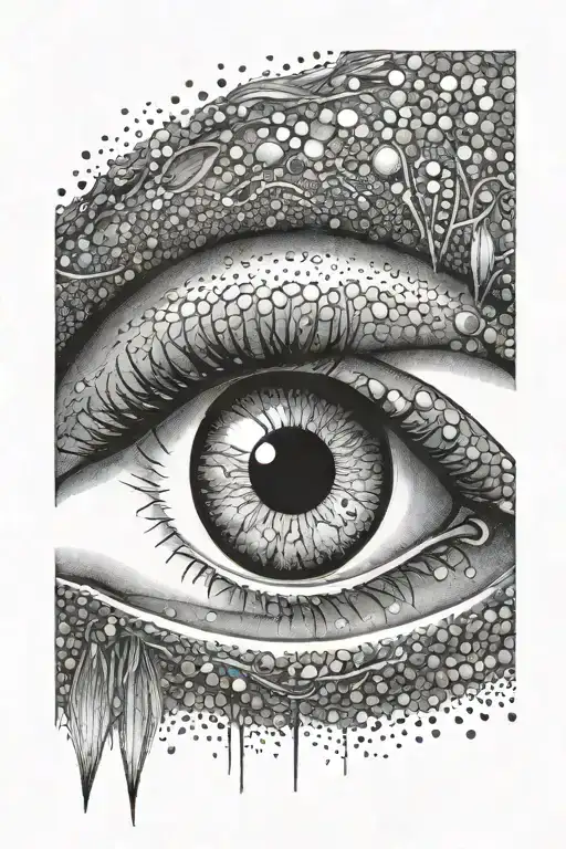 Eye In A Heaven Background