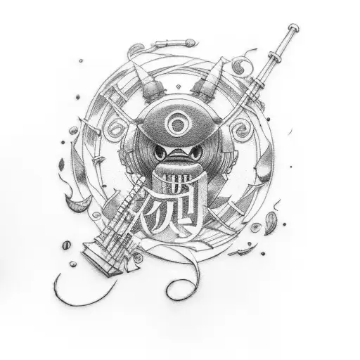 Combine A Music Staff With Elements From Studio Ghibli Films For A Unique