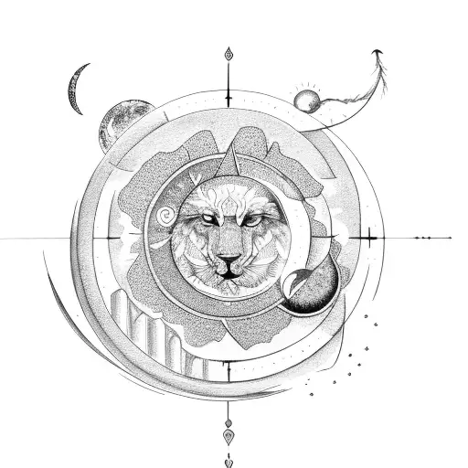 Leosagittarius With Sun And Moon