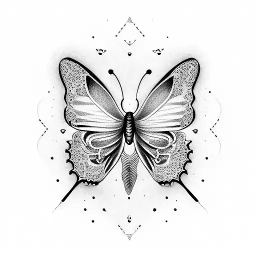 Butterfly Skull Guitare