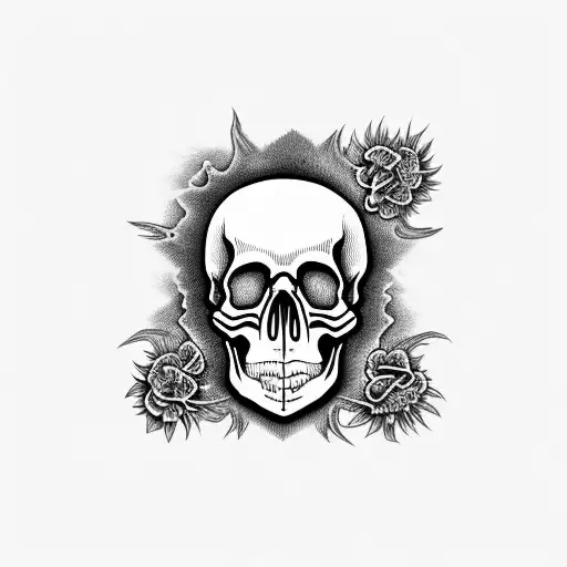 Skull Ciggerate Box Drugs