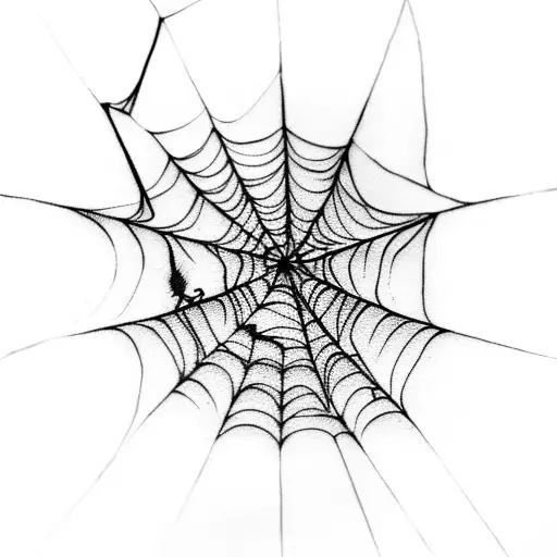 Spider Web With Word Ada