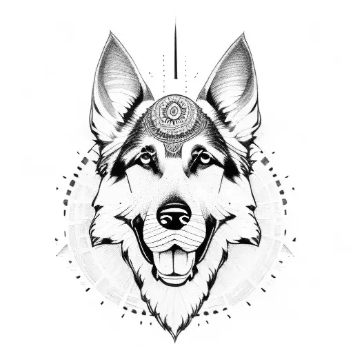 Mandala New Zealand German Shepherd