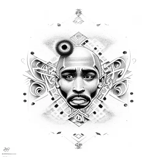 All Eyez On Me Lettering